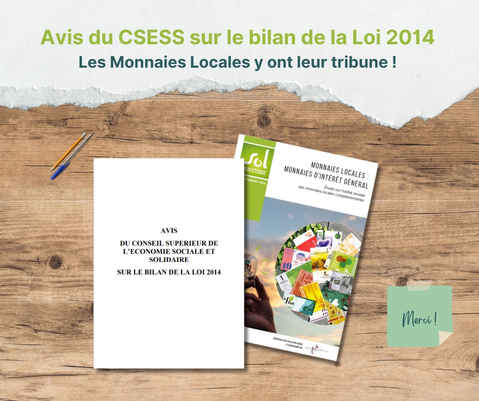 Lire la suite à propos de l’article Vers une mise à jour de la loi sur les monnaies locales ?